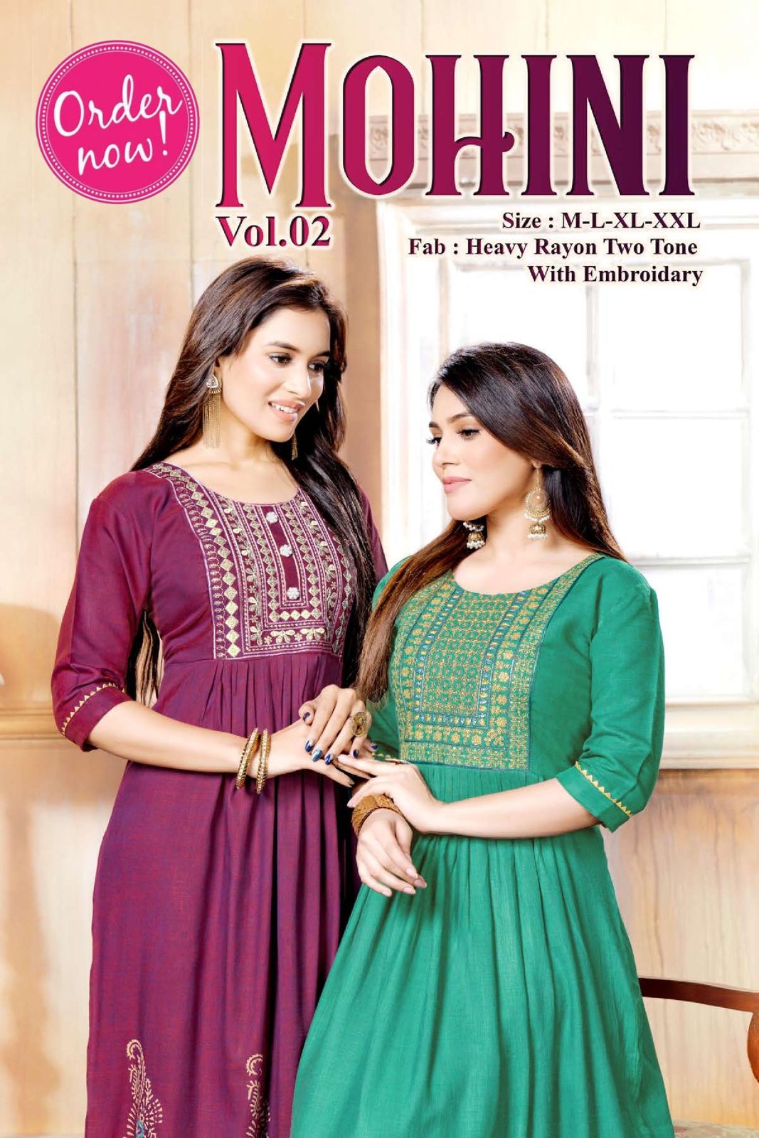 New Riyaa Mohini 2 Fancy Wear Wholesale Kurti Collection